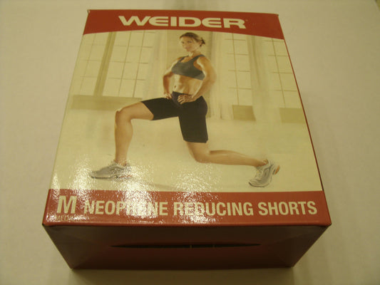 Weider 14906 Neoprene Reducing Shorts. WNSBMD08. Medium. New