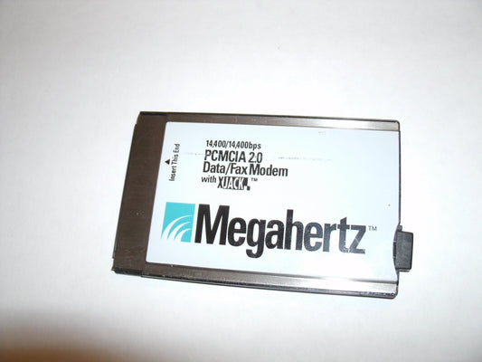 Toshiba Megahertz XJ1144 PCMCIA 2.0 Data Fax Modem with XJack.