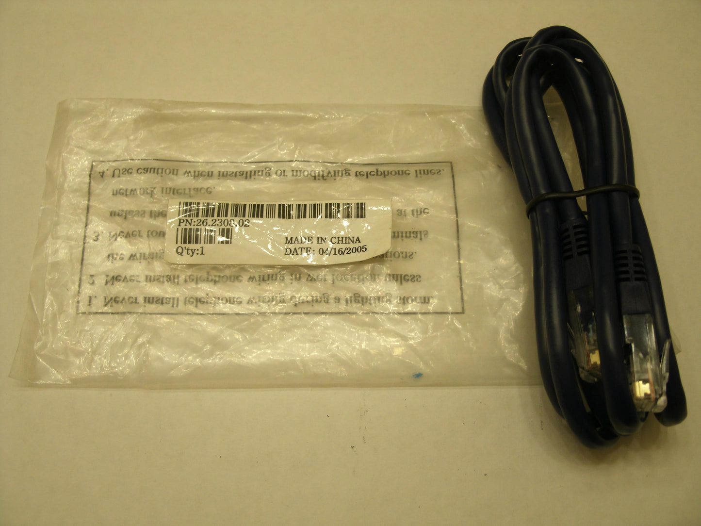 Evernew RJ45 26.2308.02, RJ-45 Cable. New. (39)