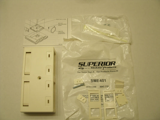 Superior Brand SME-401 SME401. 4 Port Surface Mounted Box. New.