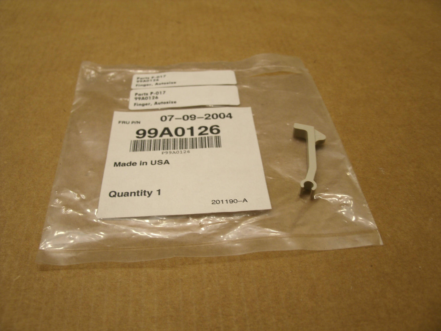 Lexmark 99A0126 Autosize Fingers Paper Drawer. New.