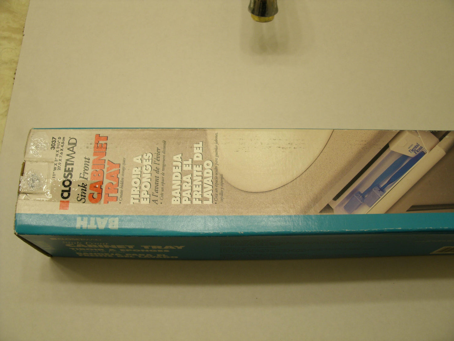Closetmaid 3037 Front Sink Cabinet Tray. 075381030373. New.