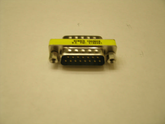 R.O.C. DB15 M To DB15 M. 5190481. 15 Pin Gender Changer.