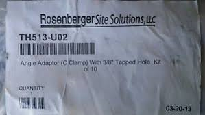 Rosenberger TH513-U02 Angle Adapters (C Clamps). New.