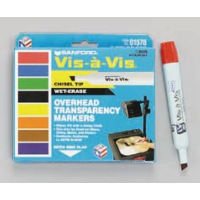 Vis-a-Vis 01578 Overhead Transparency Markers. New.