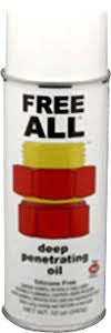 Free All. Deep Penetrating Oil. New. 12 OZ. LOT OF 11 Cans.