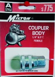 Milton s775 Female Coupler Body. 1/4" NPT. New.